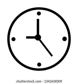 Simple Set of Time Related Vector  Icons. Contains such Icons as Timer, Speed, Alarm, Restore, Time Management, Calendar and more. Editable Stroke. Pixel Perfect. - Vector