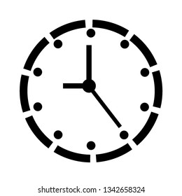 Simple Set of Time Related Vector  Icons. Contains such Icons as Timer, Speed, Alarm, Restore, Time Management, Calendar and more. Editable Stroke. Pixel Perfect. - Vector