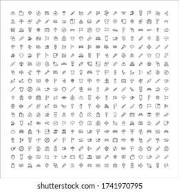 Simple set of travel icons in trendy line style. Modern vector symbols, isolated on a white background. Linear pictogram pack. Line icons collection for web apps and mobile concept.