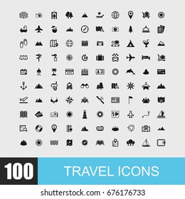 Simple Set of Travel Related Vector Line Icons. Contains such Icons as Tourism, Summer, Journey and more.