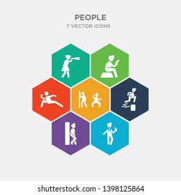 simple set of tumb up business man, man leaning against the wall, man jumping, hide and seek icons, contains such as icons shot put, sitting reading, woman looking by a spyglass and more. 64x64