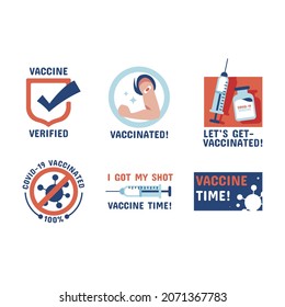 Simple Set of Vaccine Related Vector Icons. Contains such Icons as Warning, Medical Syringe, Vaccinated, Quality Certificate and more.