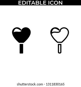 Simple Set of Valentine Love Day Vector Line and Fill Icons