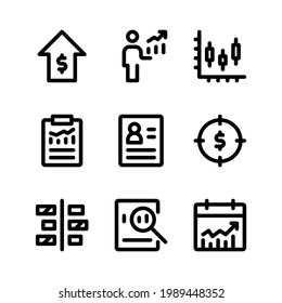 Simple set of vector thin line icons. Contains such Icons as Business, Marketing, Shopping, Banking, E-commerce, SEO, Technology, Medical, Education, Web Development, and more. Linear pictogram pack.