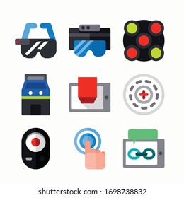 Simple Set Virtual Realty Vector Color Icons