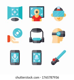 Simple Set Virtual Realty Vector Color Icons