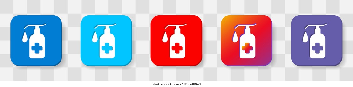 Simple Set of Washing Hands Related Vector Line Icons. Contains such Icons as Washing Instruction, Antiseptic, Soap and more. Editable Stroke.