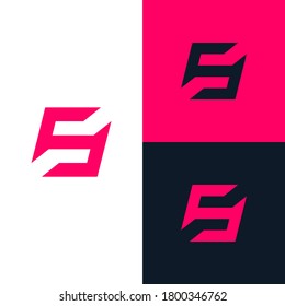 diseño de logotipo simple sh en monograma