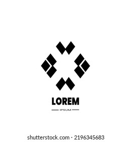 Simple shape geometric star vector logo