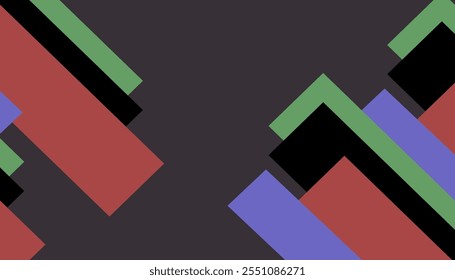Simple shape on brown background 