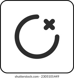 simple shape vector icon of Close Circle 2