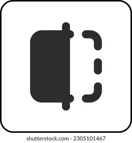simple shape vector icon of Compare