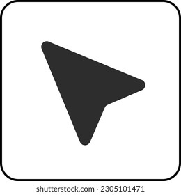 simple shape vector icon of Cursor