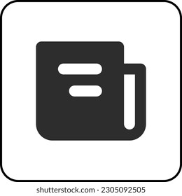 simple shape vector icon of News