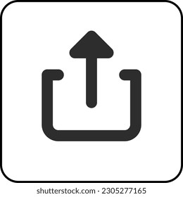 simple shape vector icon of Share 