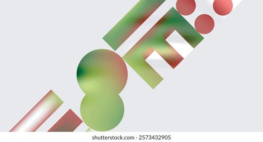 Simple shapes - circles, triangles, rectangles abstract background. Vector Illustration For Wallpaper, Banner, Background, Card, Book Illustration, landing page