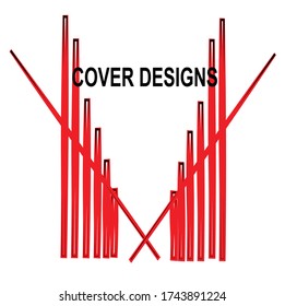 Simple shapes and lines composition,COVER DESIGNS