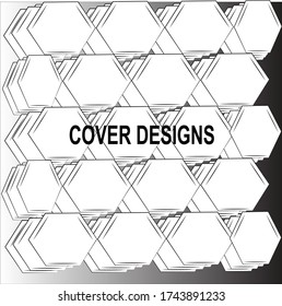 Simple shapes and lines composition,COVER DESIGNS