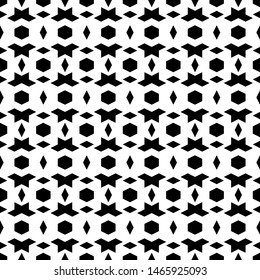 Simple shapes wallpaper. Polygons background.Geometrical backdrop. Hexagons, rhombuses, figures ornament. Seamless pattern. Digital paper, web designing, textile print