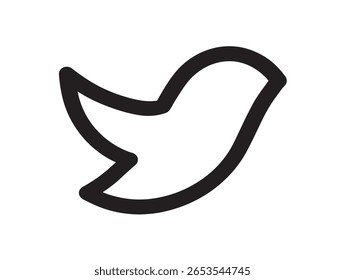 Icono simple de Compartir con estética de línea limpia