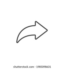 simple sharing icon on white background