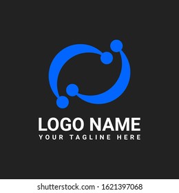 Simple sharing logo design template