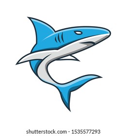 Simple Shark Clipart Vector Design Stock Vector (Royalty Free) 1535577293