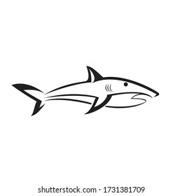 Shark Logo Designs Stock Vector (Royalty Free) 1243306783