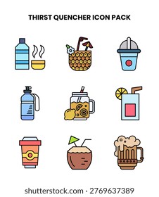 Simple and sharp Lineal Color icons from the Thirst Quencher icon set.