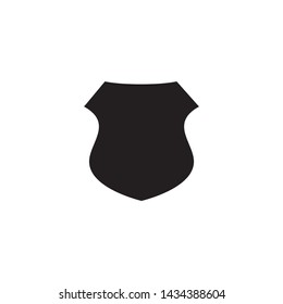 Simple shield icon design vector