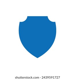 Simple Shield Icon Logo Template Illustration Design