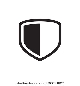 Simple Shield Icon In Trendy  Design Vector Eps 10