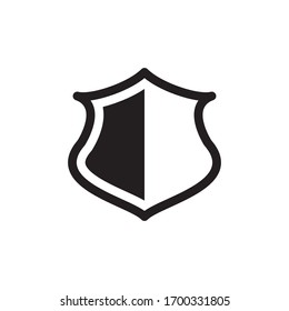 Simple Shield Icon In Trendy  Design Vector Eps 10