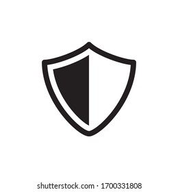 Simple Shield Icon In Trendy  Design Vector Eps 10