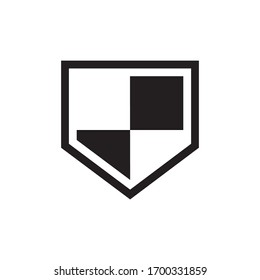 Simple Shield Icon In Trendy  Design Vector Eps 10
