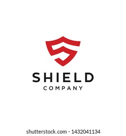 simple shield / protection symbol vector logo design
