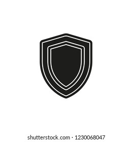 Simple Shield Vector Icon
