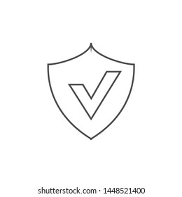 simple Shield vector logo icon template