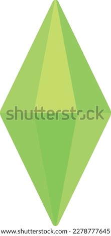 Simple shiny sims game plumbob symbol
