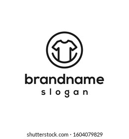 simple shirt logo design vector
