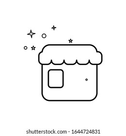Simple shop icon design templates