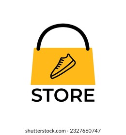 simple shopping bag icon, online shop bag icon.