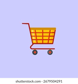 Ícone de carrinho de compras simples