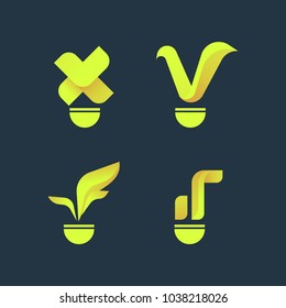 Simple shuttlecock vector
