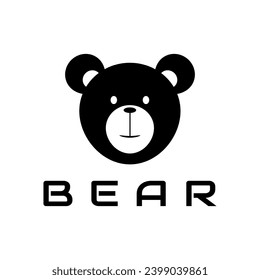 simple sign a bear - design template