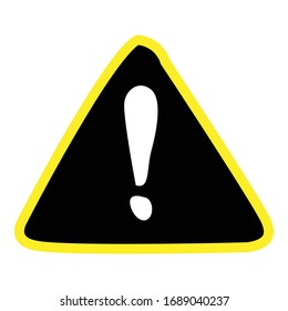 Einfaches Signieren eines Warnhinweises in Schwarz