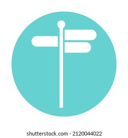 Icono simple del mensaje de signo. Ilustración vectorial aislada en un fondo blanco. Símbolo de calidad superior. Firma vectorial para aplicaciones móviles y sitios web.