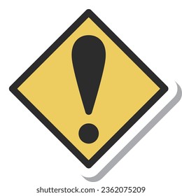 Simple sign sticker single illustration Other dangers