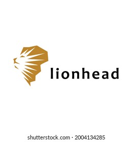 einfaches Silhouette-Löwe-Logo