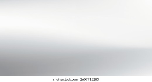 Simple silver foil background with metal mirror texture. Chrome gradient surface with light gloss design